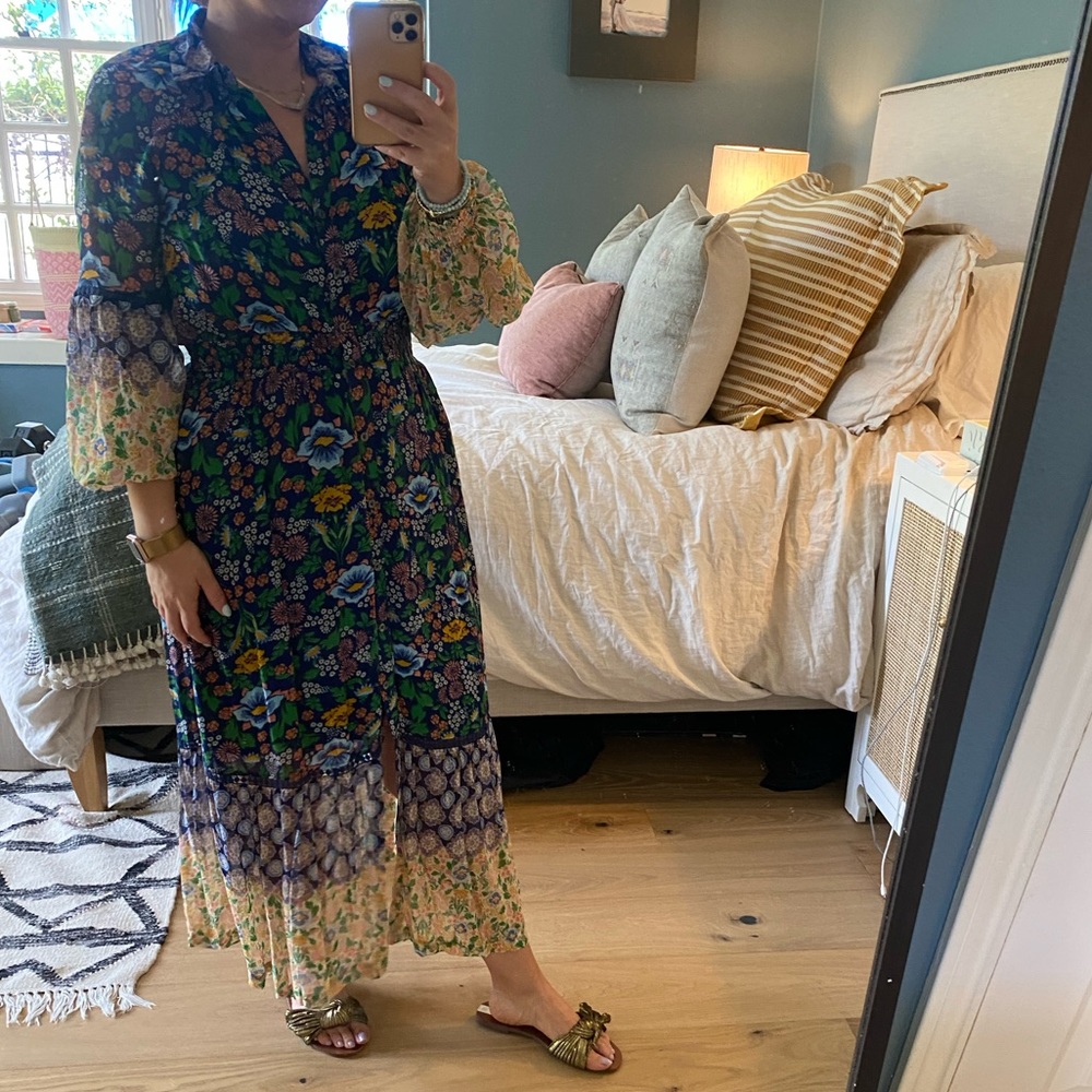 Anthropologie Bohemian Midi Dress